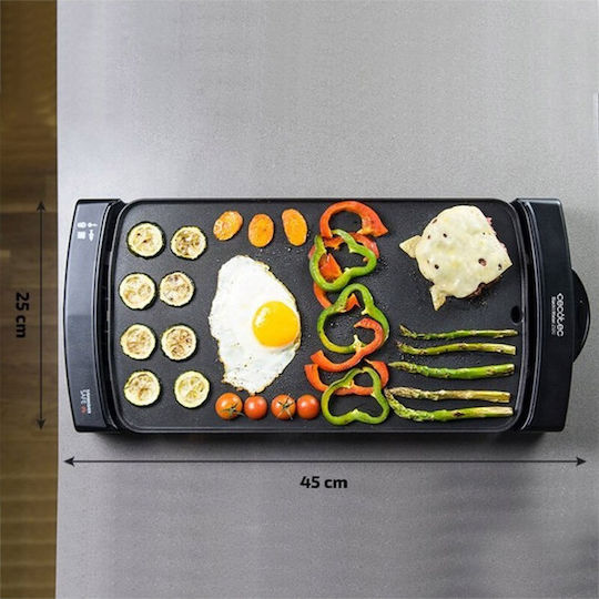 Cecotec Black&Water 2500 Teppanyaki cu Termostat Reglabil 2150W 45x25cm.