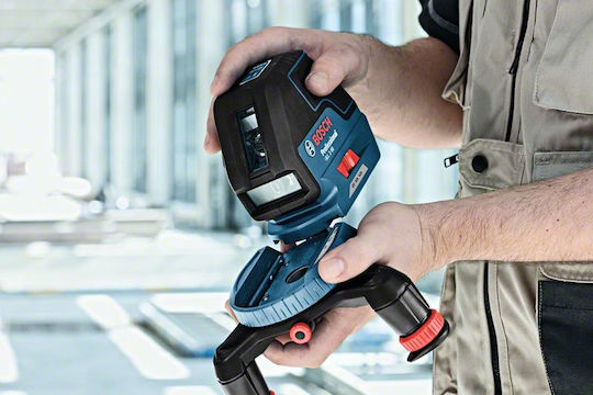Bosch GLL 3-50 Самонивелиращо Линейно Лазерен нивелир Червен лъч 1.5V с Работен обхват 50м