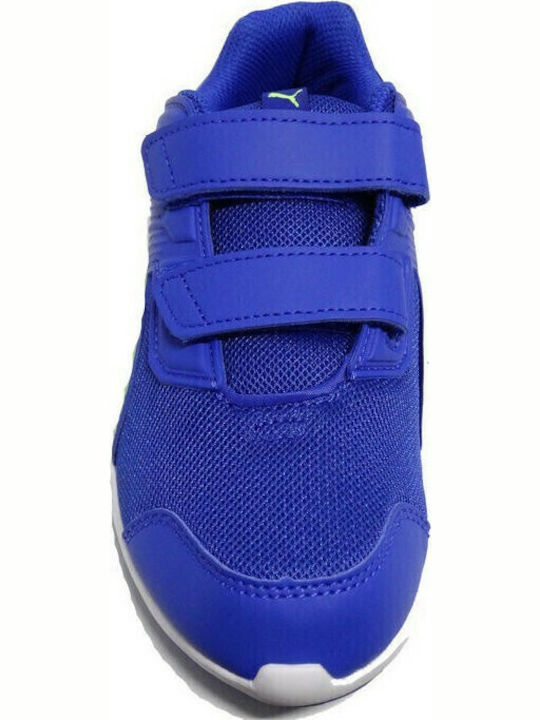 Escaper Mesh V PS Kinder Sportschuhe Laufen mit Bügel- und Schleifenverschluss Blau