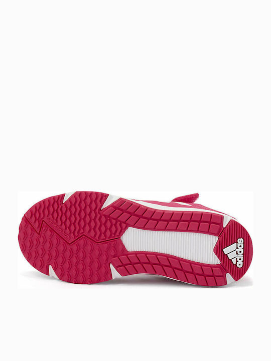 Fortafaito El K Kids Sports Shoes Running with Hoop & Loop Closure Fuchsia