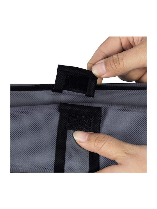 Organizatoare Pantofi Din Textil Cu 9 Rafturi Gri L58xA28xÎ160cm