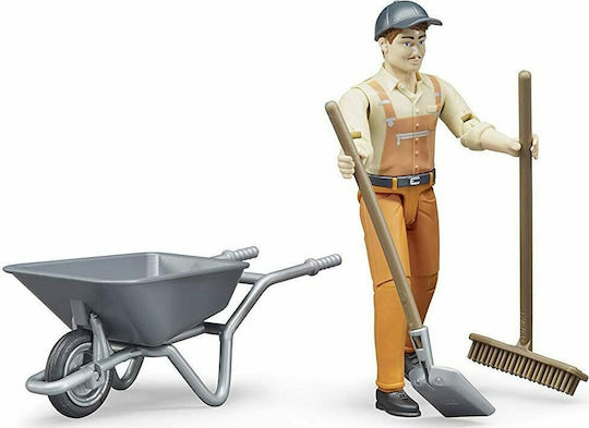 Bruder Miniature Toy Municipal Worker for 5+ years Years Old