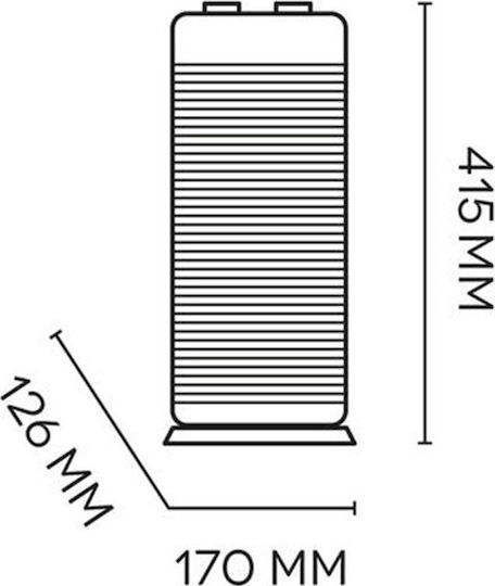 Argo Boogie Plus Keramik Heizlüfter Boden 2000W