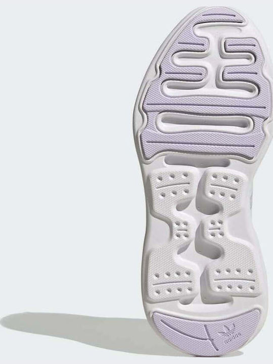 ZX 2K Flux J Αθλητικά Παιδικά Παπούτσια Running με Κορδόνια Purple Tint / Cloud White / Joy Purple