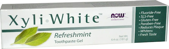 Now Foods Xyli White Toothpaste Fluoride Free 181ml