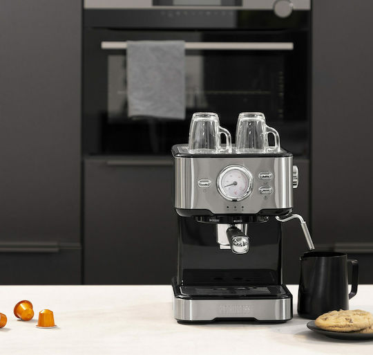 Princess 249412 Automatic Espresso Machine 1100W Pressure 20bar Gray