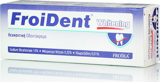 Froika Froident Whitening Οδοντόκρεμα με Χλωρεξιδίνη για Λεύκανση 75ml