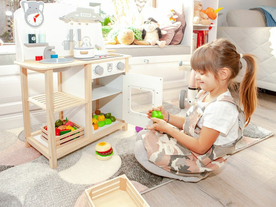 Ecotoys Детска Кухня от Дърво за 3+ Години