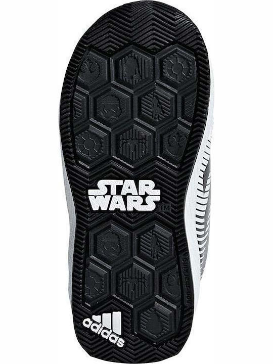 RapidaRun StarWars I Kinder Sportschuhe Laufen mit Bügel- und Schleifenverschluss Weiß