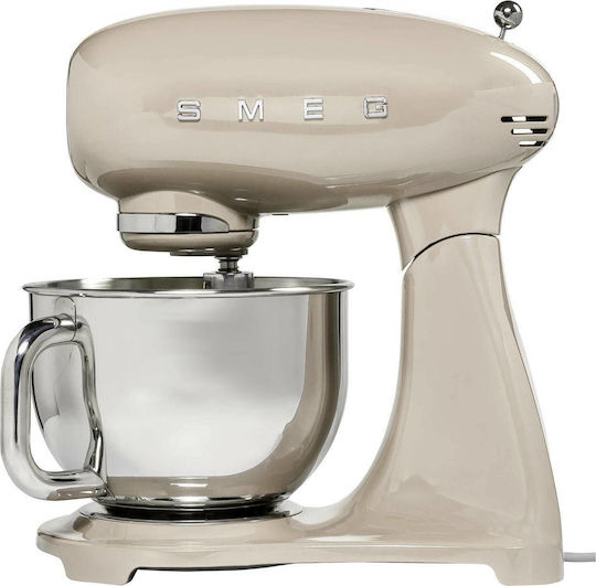 Smeg Κουζινομηχανή 800W με Ανοξείδωτο Κάδο 4.8lt