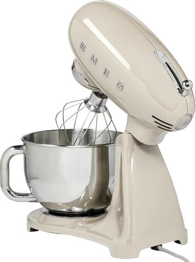 Smeg Κουζινομηχανή 800W με Ανοξείδωτο Κάδο 4.8lt