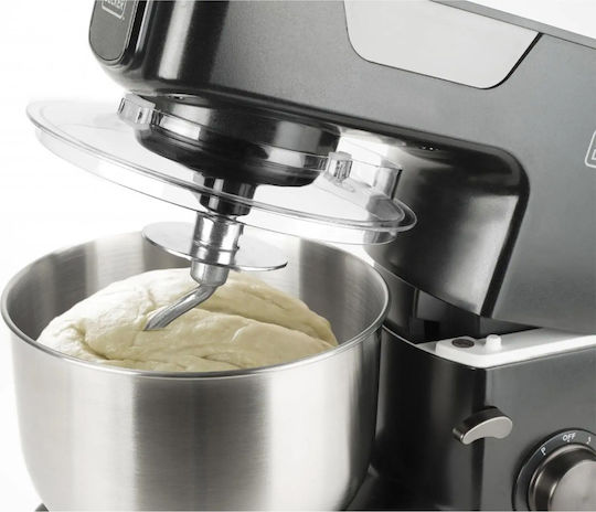 Black & Decker BXKM1000E Stand Mixer 1000W with Stainless Mixing Bowl 5.2lt