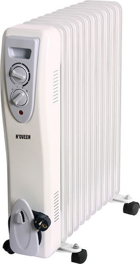 N'Oveen Oil Filled Radiator with 11 Fins 2500W