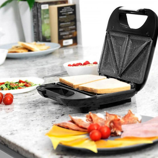 Cecotec Rock'n Toast Fifty-Fifty Sandwichmaker für for 2 Sandwiches Sandwiches 750W Inox
