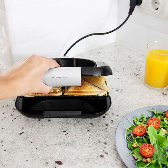 Cecotec Rock'n Toast Fifty-Fifty Sandwichmaker für for 2 Sandwiches Sandwiches 750W Inox