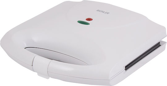 Muhler MH-776 Sandwich Maker for 2 Sandwiches 750W White