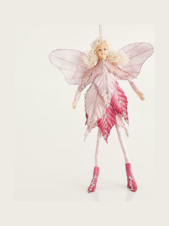 Hanging Fairy Plastic Pink 30cm