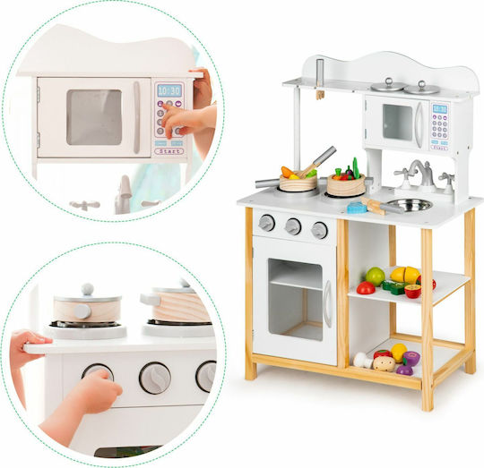 Ecotoys Kinderküche aus Holz für 3+ Jahre 85 cm