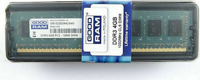 GoodRAM 4GB DDR3 RAM με Ταχύτητα 1333 για Desktop