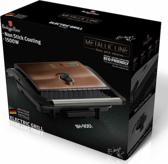 Berlinger Haus Sandwich Maker Grill 1500W Pink