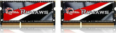 G.Skill 8GB DDR3 RAM με 2 Modules (2x4GB) και Ταχύτητα 1600 για Laptop