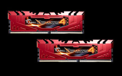 G.Skill Ripjaws 4 8GB DDR4 RAM cu 2 module (2x4GB) și Viteză 2800 pentru Desktop