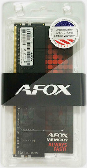 Afox DDR4 με Module 1x16GB και Ταχύτητα 2400 για Desktop
