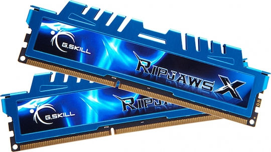 G.Skill RipjawsX 16GB DDR3 RAM mit 2 Modulen (2x8GB) und Geschwindigkeit 2400 für Schreibtisch