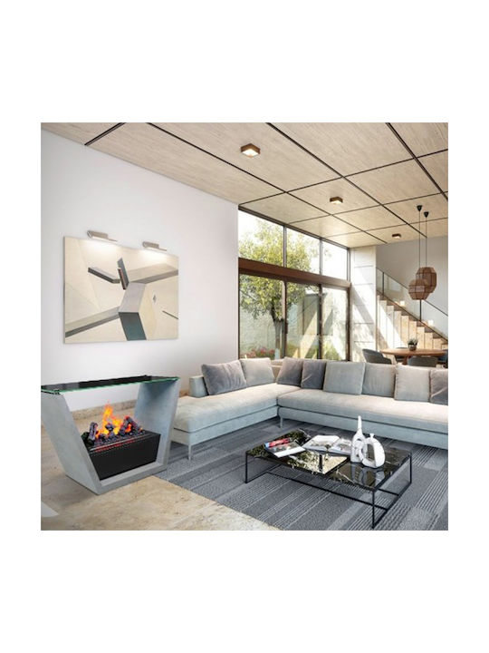 Dimplex Trision Επιδαπέδιο Ηλεκτρικό Τζάκι 120W 120x66cm Γκρι Dimplex Trision Επιδαπέδιο Ηλεκτρικό Τζάκι 120W 120x66cm Γκρι