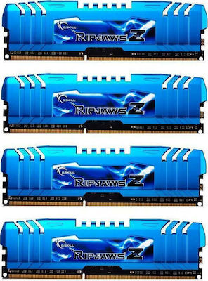 G.Skill RipjawsX 32GB DDR3 RAM with 4 Modules (4x8GB) and 1600 Speed for Desktop