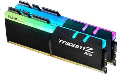 G.Skill TridentZ RGB 32GB DDR4 RAM με 2 Modules (2x16GB) και Ταχύτητα 3466 για Desktop