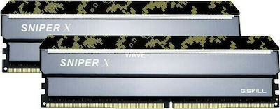 G.Skill Sniper X 32GB DDR4 RAM with 2 Modules (2x16GB) and 3200 Speed for Desktop