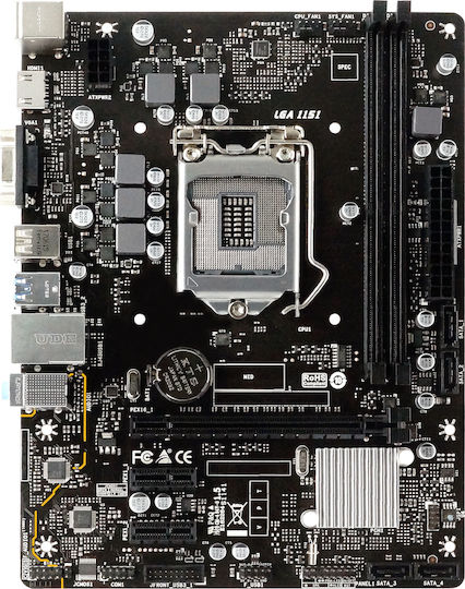 Biostar H310MHP rev. 7.x Motherboard Micro ATX με Intel 1151 Socket