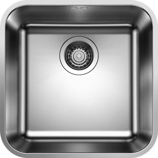 Blanco Supra 400-U Undermount Inox Brushed Kitchen Sink 43x43cm Silver Blanco Supra 400-U Undermount Inox Brushed Kitchen Sink 43x43cm Silver