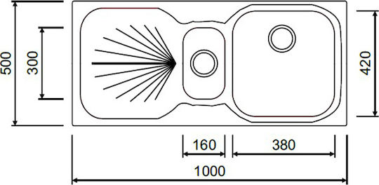 Macart Suter Ocean-100 Ένθετος Δεξιός Inox Σατινέ Μ100xΠ50cm Ασημί Macart Suter Ocean-100 Ένθετος Δεξιός Inox Σατινέ Μ100xΠ50cm Ασημί