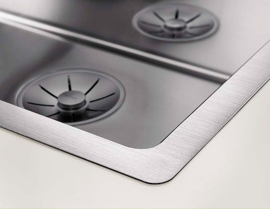 Blanco Claron 700-IF/A Durinox Flush Mounted Inox Satin Finish 76x51cm Silver Blanco Claron 700-IF/A Durinox Flush Mounted Inox Satin Finish 76x51cm Silver