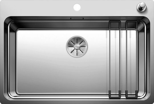 Blanco Etagon 700-IF/A Flush Mounted Inox Satin Finish 70x50cm Silver Blanco Etagon 700-IF/A Flush Mounted Inox Satin Finish 70x50cm Silver