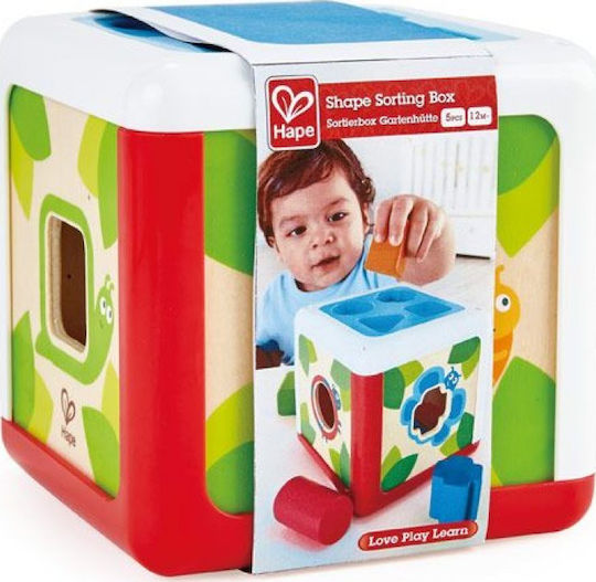 Hape Παιχνίδι Ταξινόμησης Σχημάτων Early Explorer Shape Sorting Box Garden από Ξύλο για 12+ Μηνών