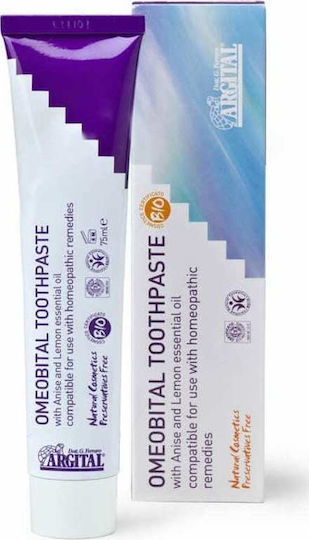 Argital Omeobita Οδοντόκρεμα Χωρίς Φθόριο για Πλάκα & Τερηδόνα 75ml