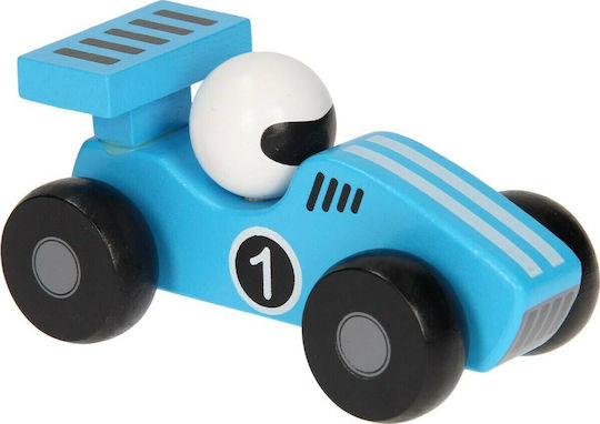 Joueco Wooden Race Car Αυτοκινητάκι Formula 1 για 3+ Ετών (Διάφορα Σχέδια) 1τμχ