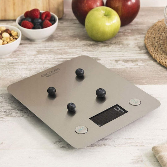 Cecotec Cook Control 10000 Connected Digital Kitchen Scale Up To 5kg Silver
