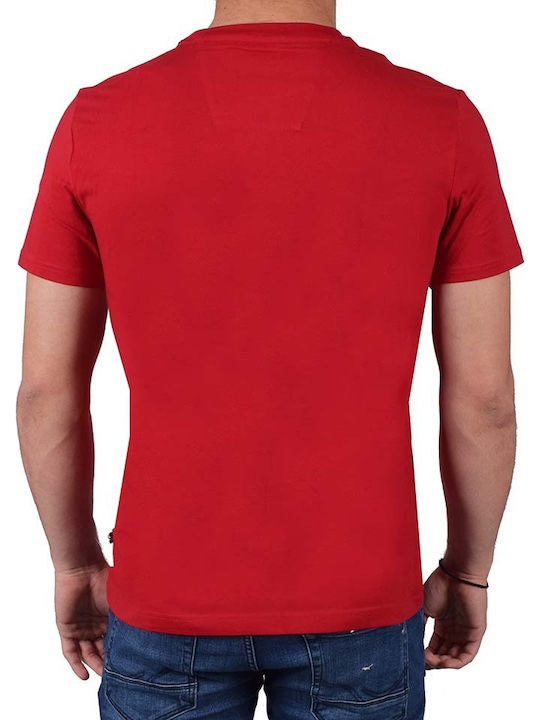 Nautica Herren T-Shirt Kurzarm Rot