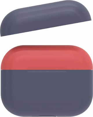 AHAstyle PT-P2 Θήκη Σιλικόνης σε Navy Μπλε χρώμα για Apple AirPods Pro