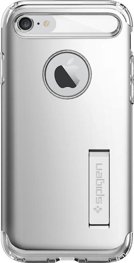 Spigen Slim Armor Back Cover Πλαστικό Ασημί (iPhone 8/7)