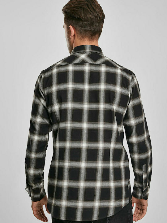 Urban Classics TB3195 Men's Shirt Long Sleeve Flannel Checked Multicolour