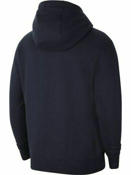 Athletic Kids Sweatshirt Cardigan Cotton with Hood Navy Blue Park 20