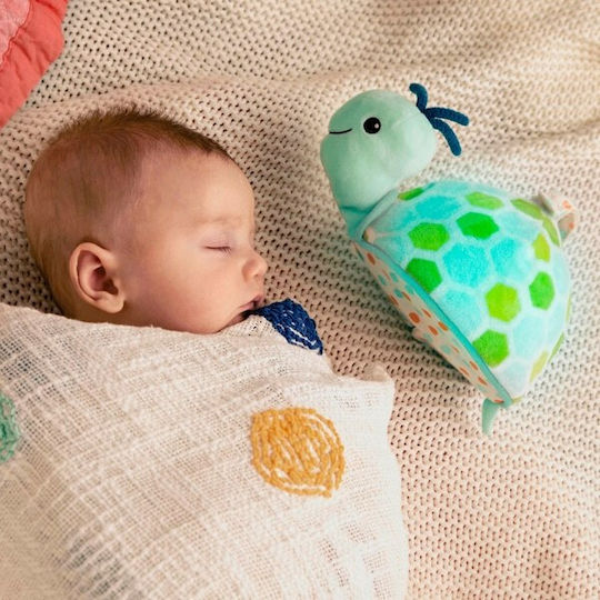 B.Toys Sleep Toy Lamp Turtle made of Fabric with Light and Sounds for 0++ Months