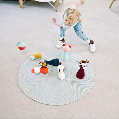 Lilliputiens Bowling My First Bowling Pins Farm aus Stoff für 0++ Monate