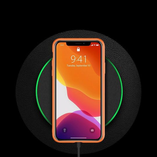 Dux Ducis Yolo Series Back Cover Synthetic Leather Orange (iPhone 12 / 12 Pro)