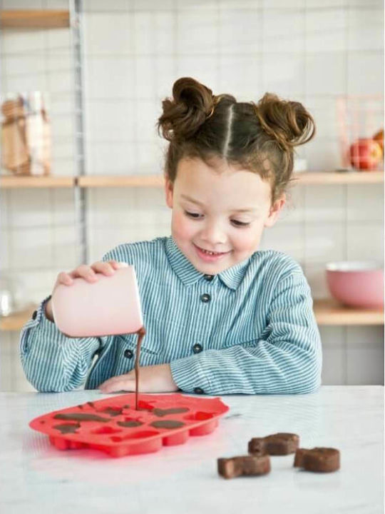Lilliputiens Little Chef Φόρμα Ζαχαροπλαστικής για Σοκολατάκια από Σιλικόνη 10 Θέσεων 9x4.5x6.6εκ.
